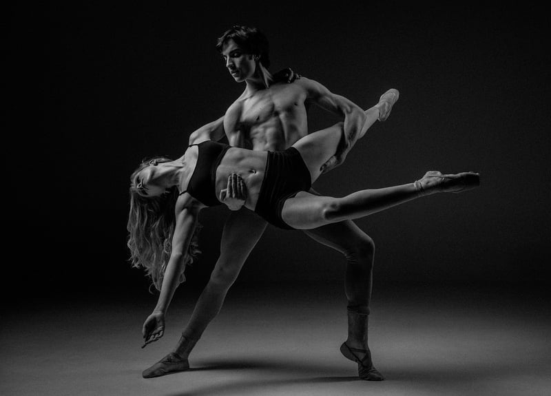 Dancing in a studio